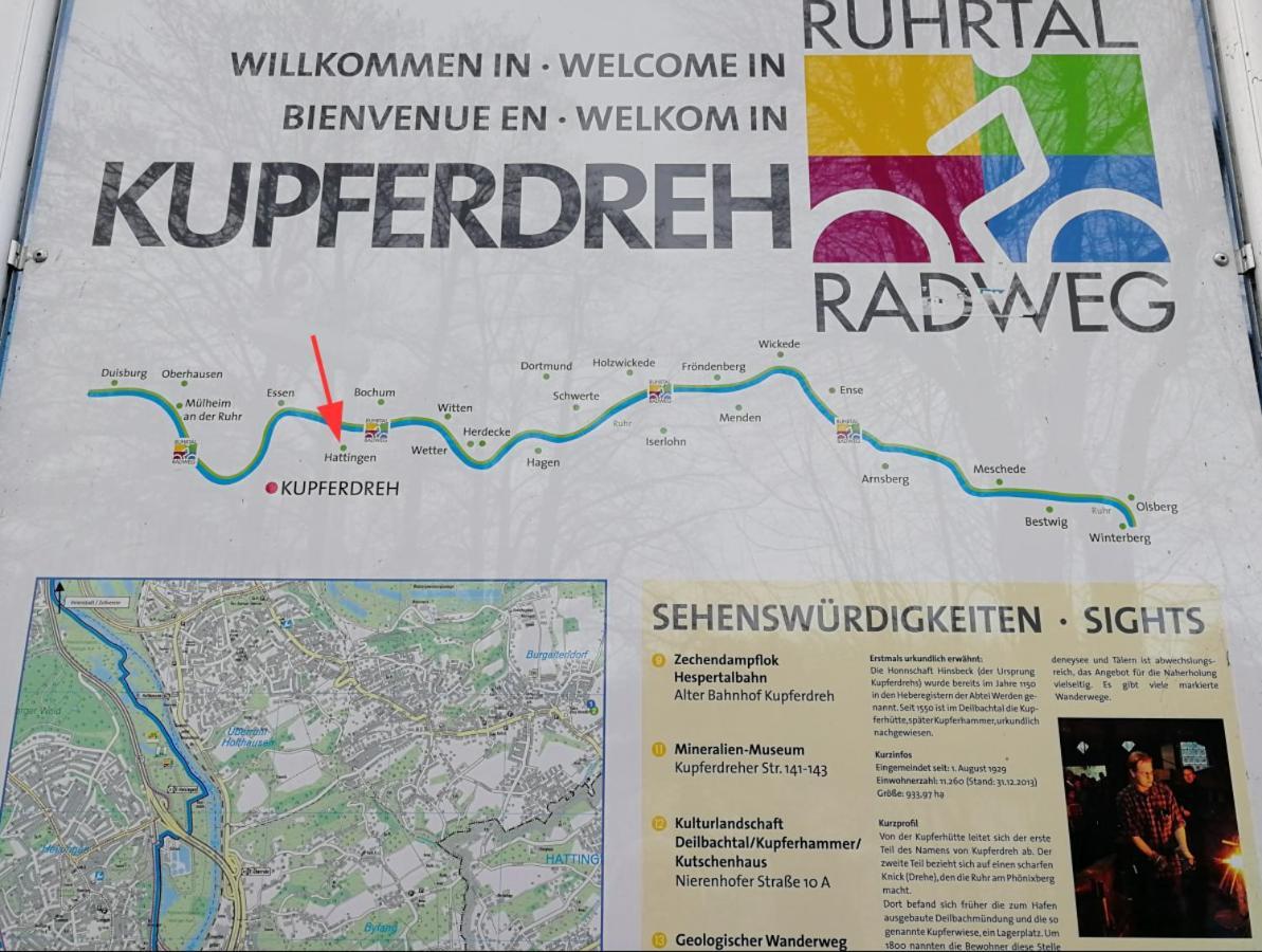 Gaestezimmer 10 Min Von Der Altstadt Entfernt Hattingen Εξωτερικό φωτογραφία